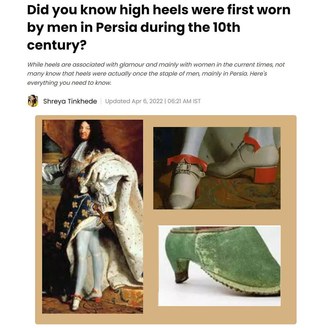 The Male-Dominated, Power-Hungry History of High Heels - Racked
